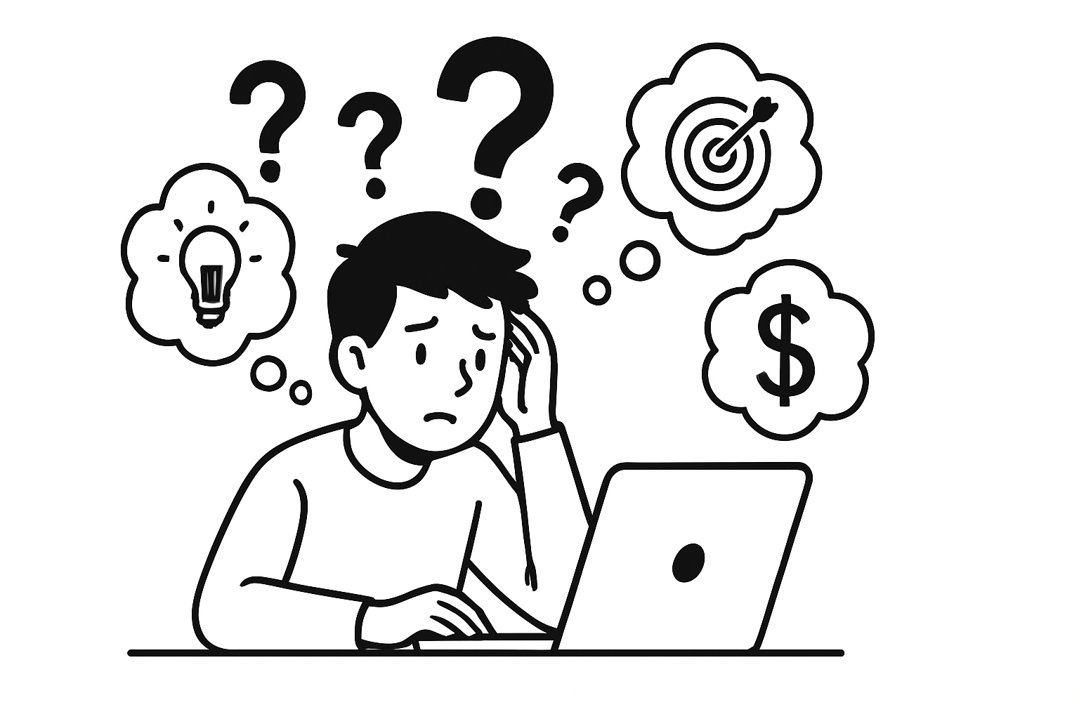 Entrepreneur facing challenges